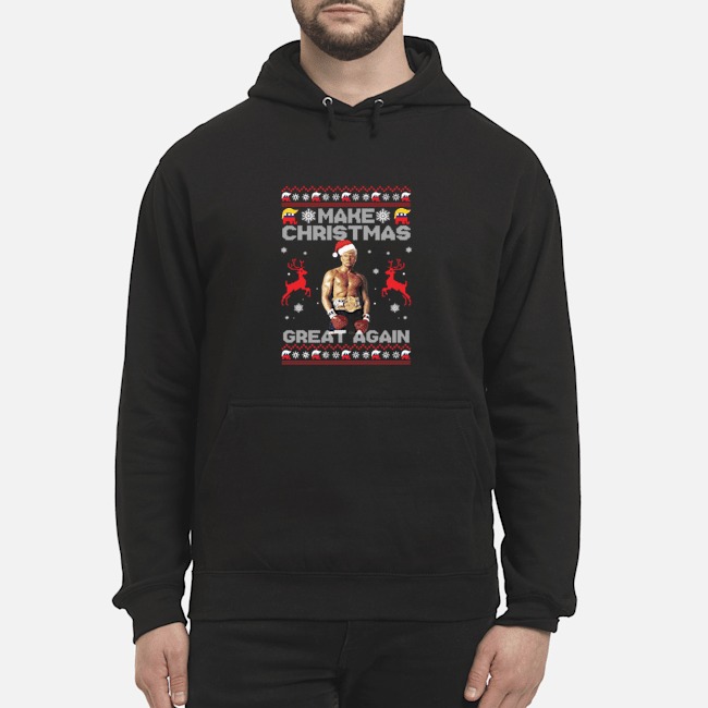 Trump Rocky make Christmas great again sweater 2