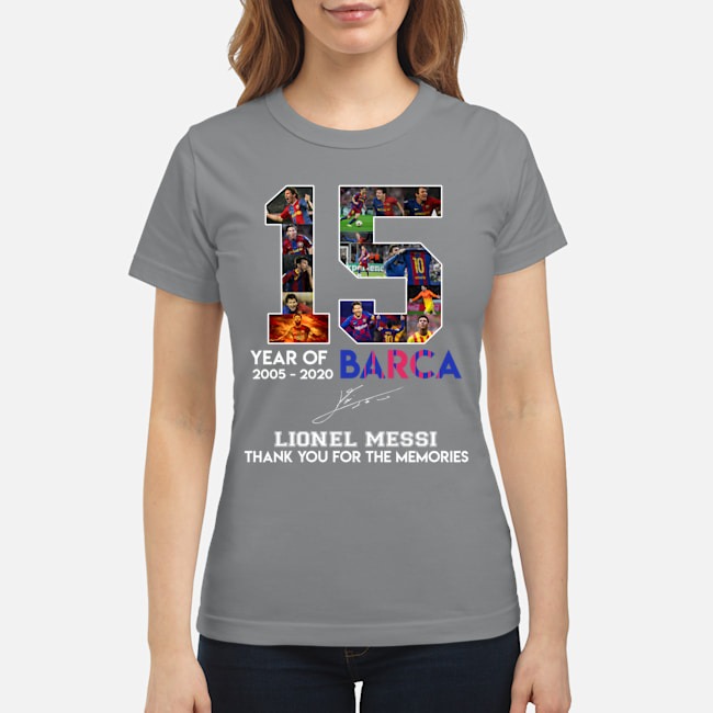 15 years of Barca Lionel Messi shirt 2