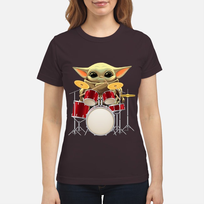 Baby Yoda drum shirt 6