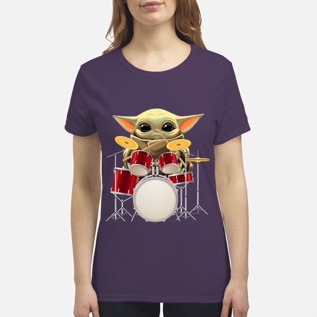 Baby Yoda drum shirt 8