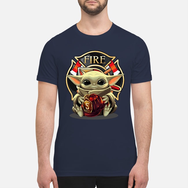 Baby Yoda firefighter shirt 7