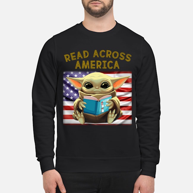 Baby Yoda read across America shirt 2