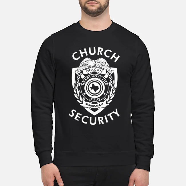 Church security deacon headshot for Jesus shirt 2