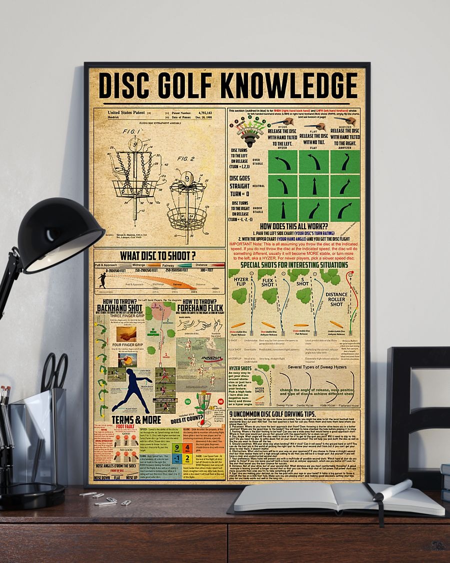 Disc Golf knowledge poster 3
