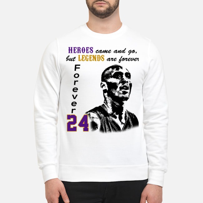 Kobe Heroes came and go legends are forever shirt 2