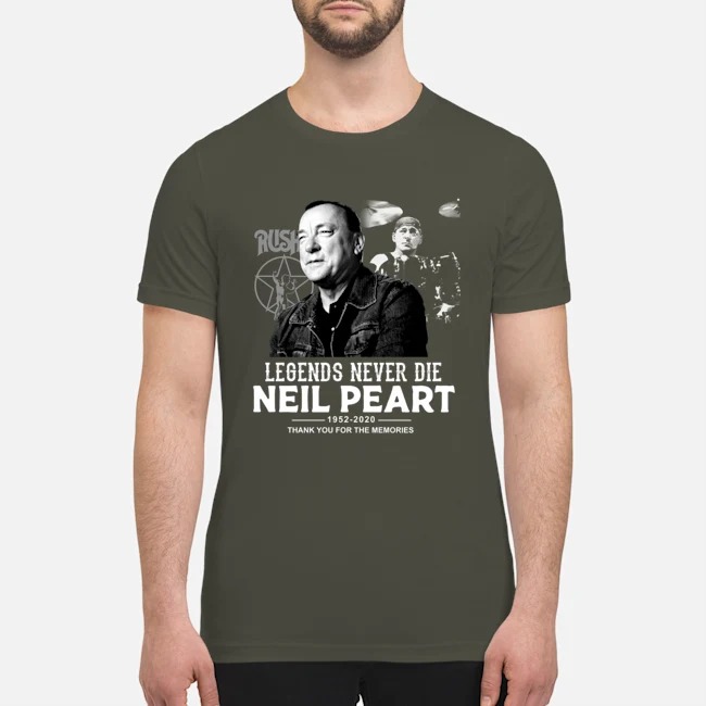 Legends never die Neil Peart shirt 3