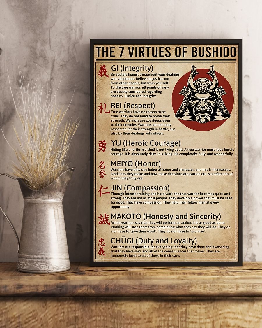 The 7 virtues of Bushido poster 3