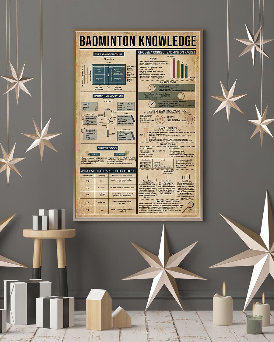 Badminton Knowledge poster 4