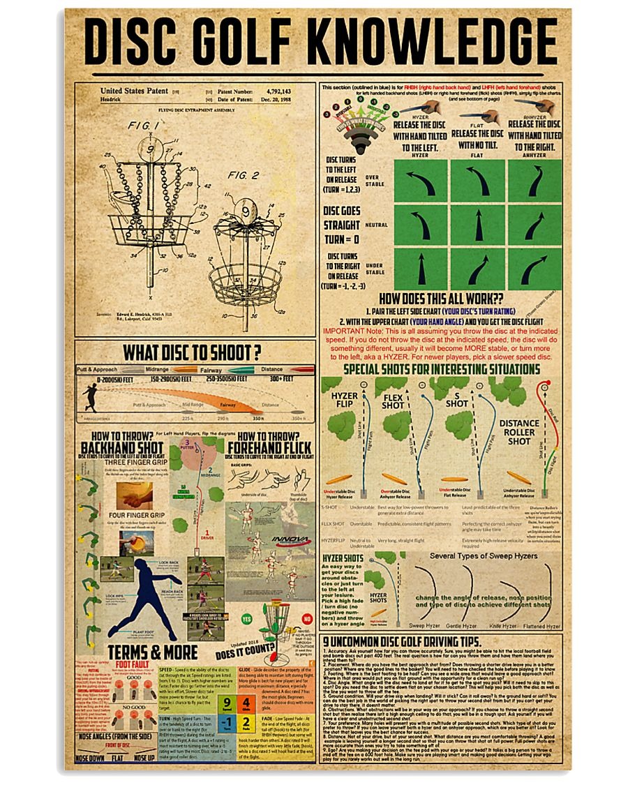 Disc Golf knowledge poster 5