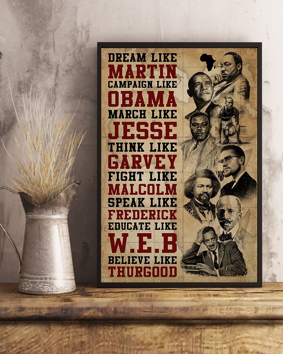 Dream Like Martin Campaign like Obama poster 4