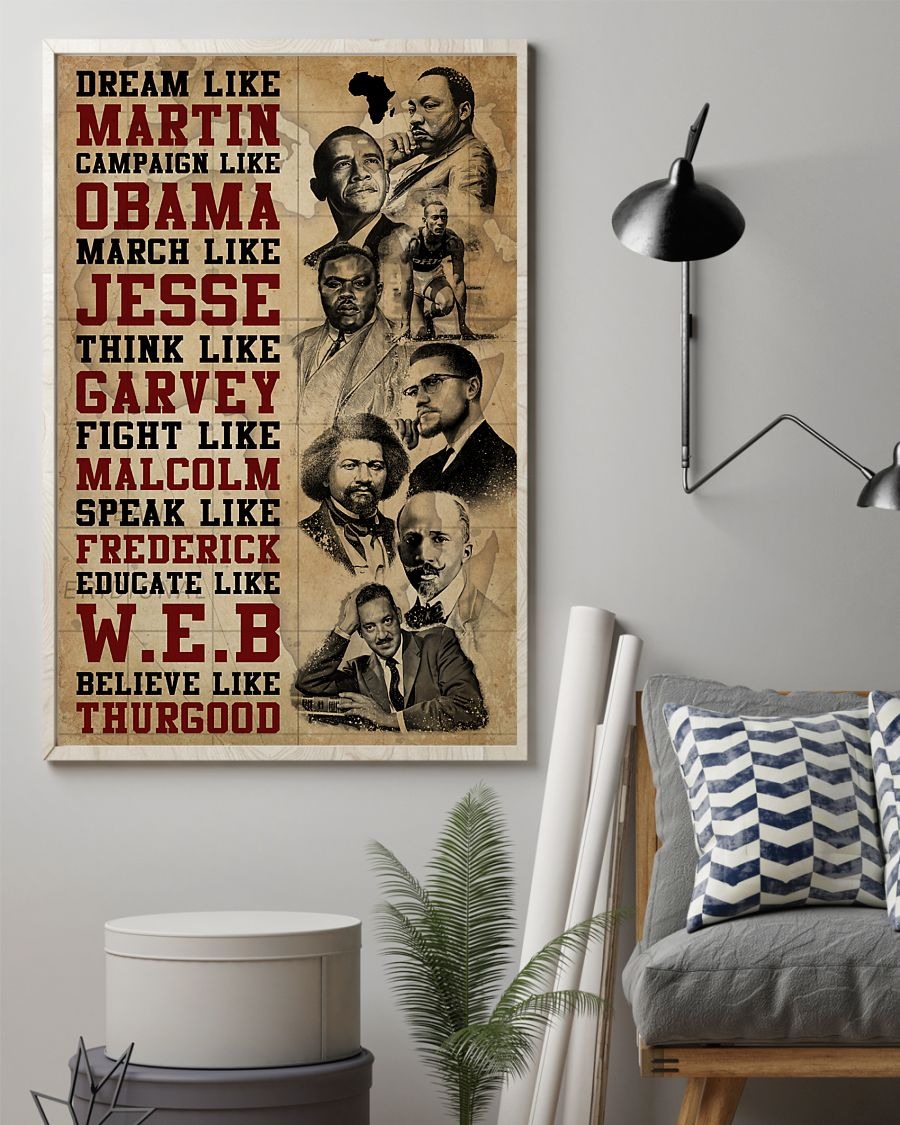 Dream Like Martin Campaign like Obama poster 2