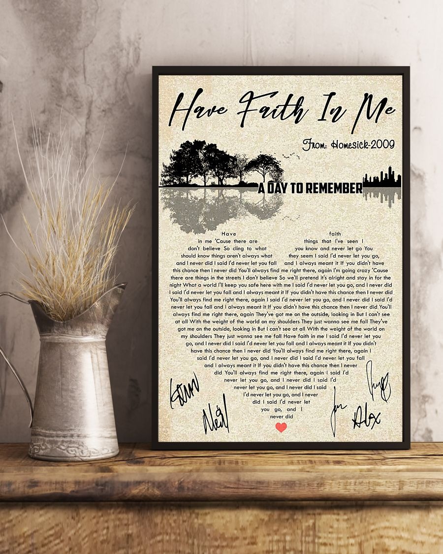 Have Faith in me poster 4