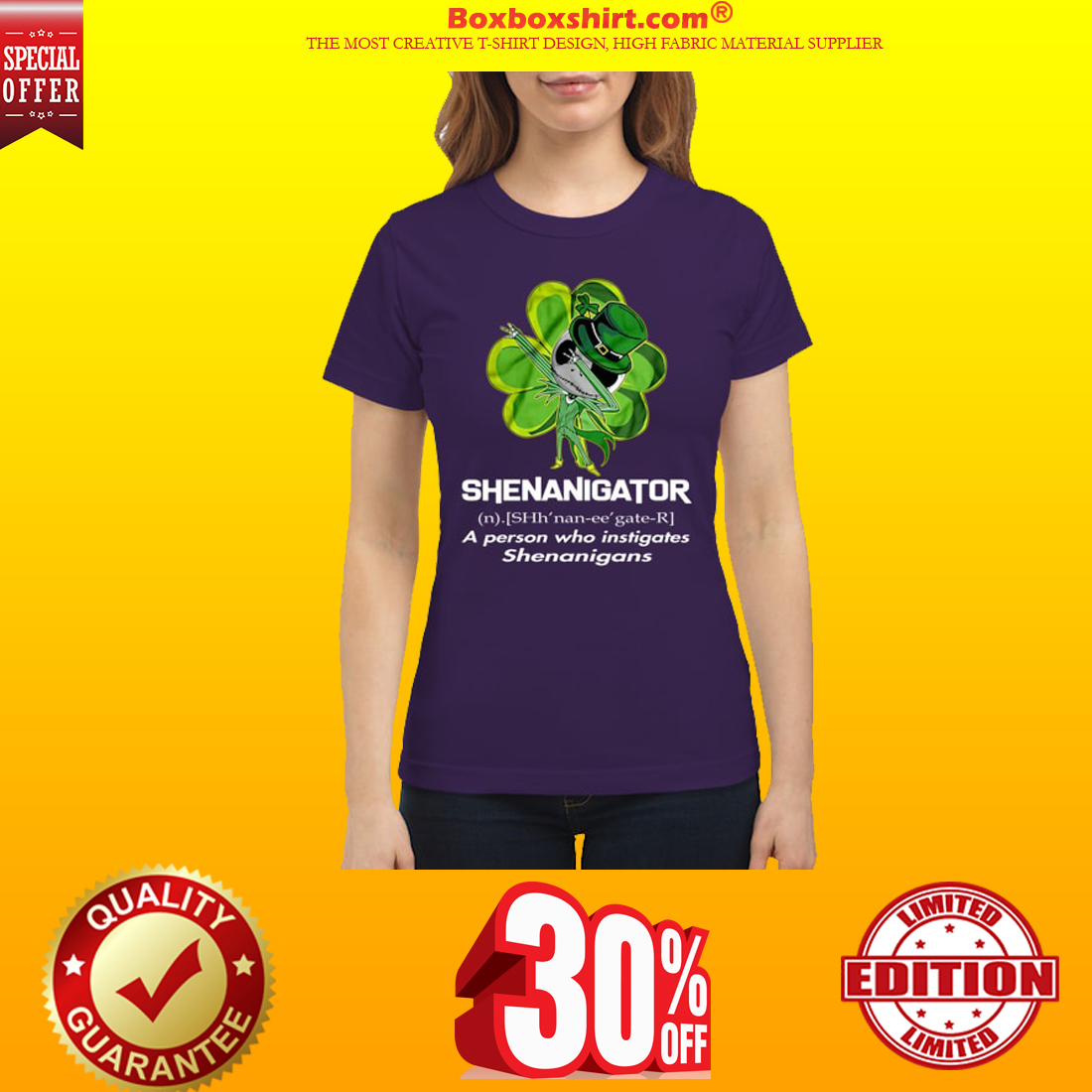 Irish Jack Skellington Shenanigator shirt 6
