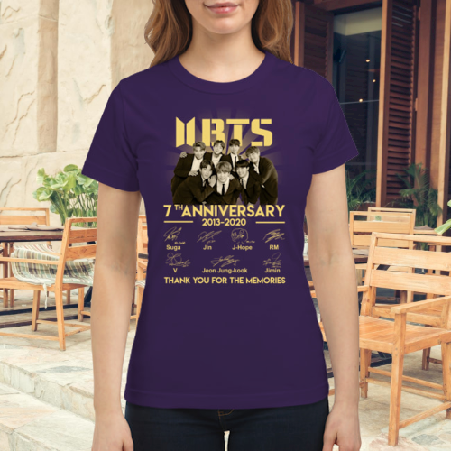BTS 7th anniversary 2013 2020 shirt 3