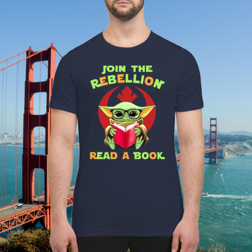 Baby Yoda join the rebellion read a book shirt 3