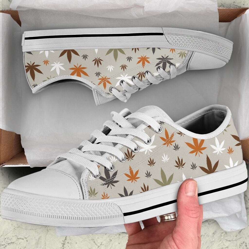 Cannabis Weed low top shoes 3