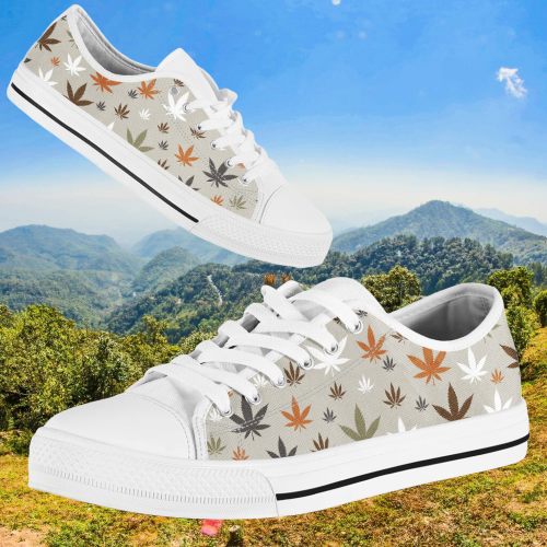 Cannabis Weed low top shoes 2