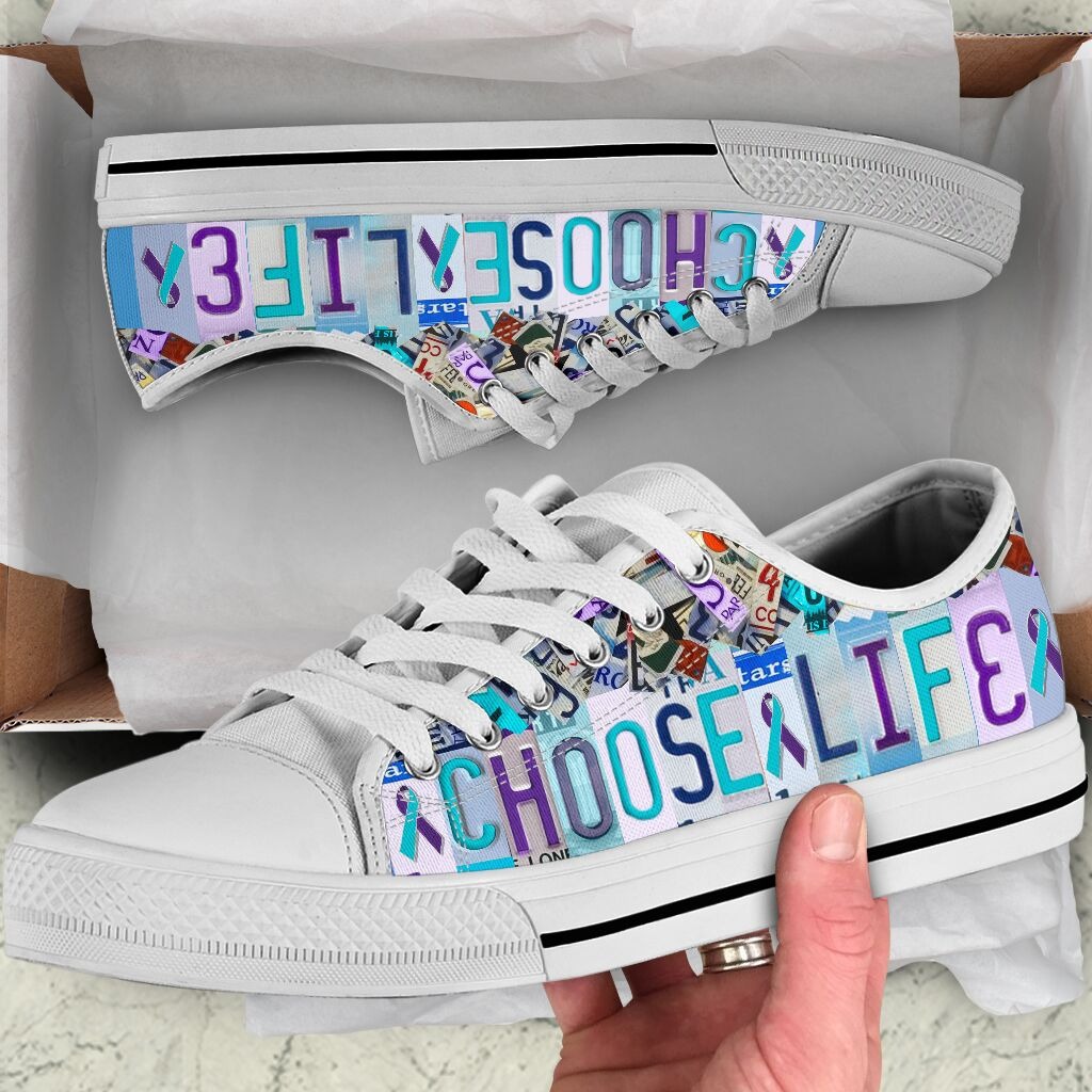 Choose Life low top cool shoes