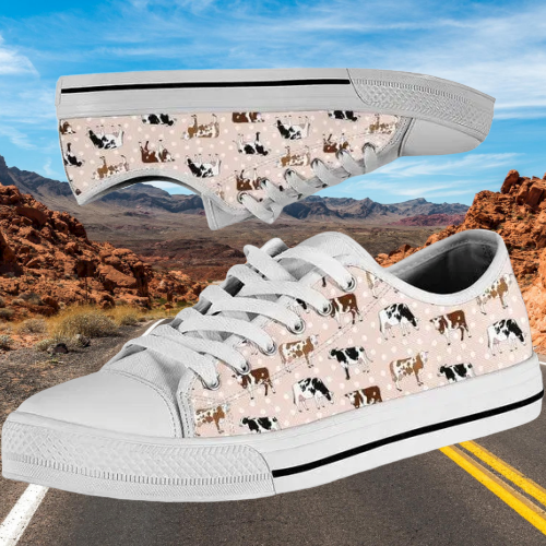 Dairy Cows Low Top shoes 3