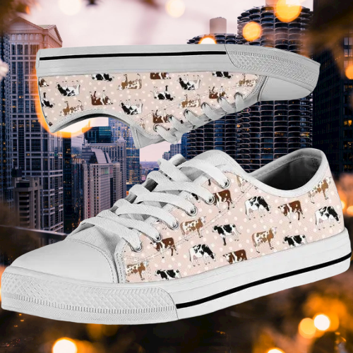 Dairy Cows Low Top shoes 2