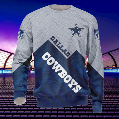 Dallas Cowboy Custom name and number 3d hoodie 4
