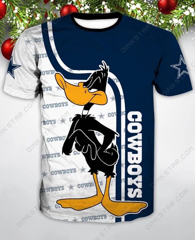 Dallas Cowboys Daffy Duck 3d over print hoodie 2