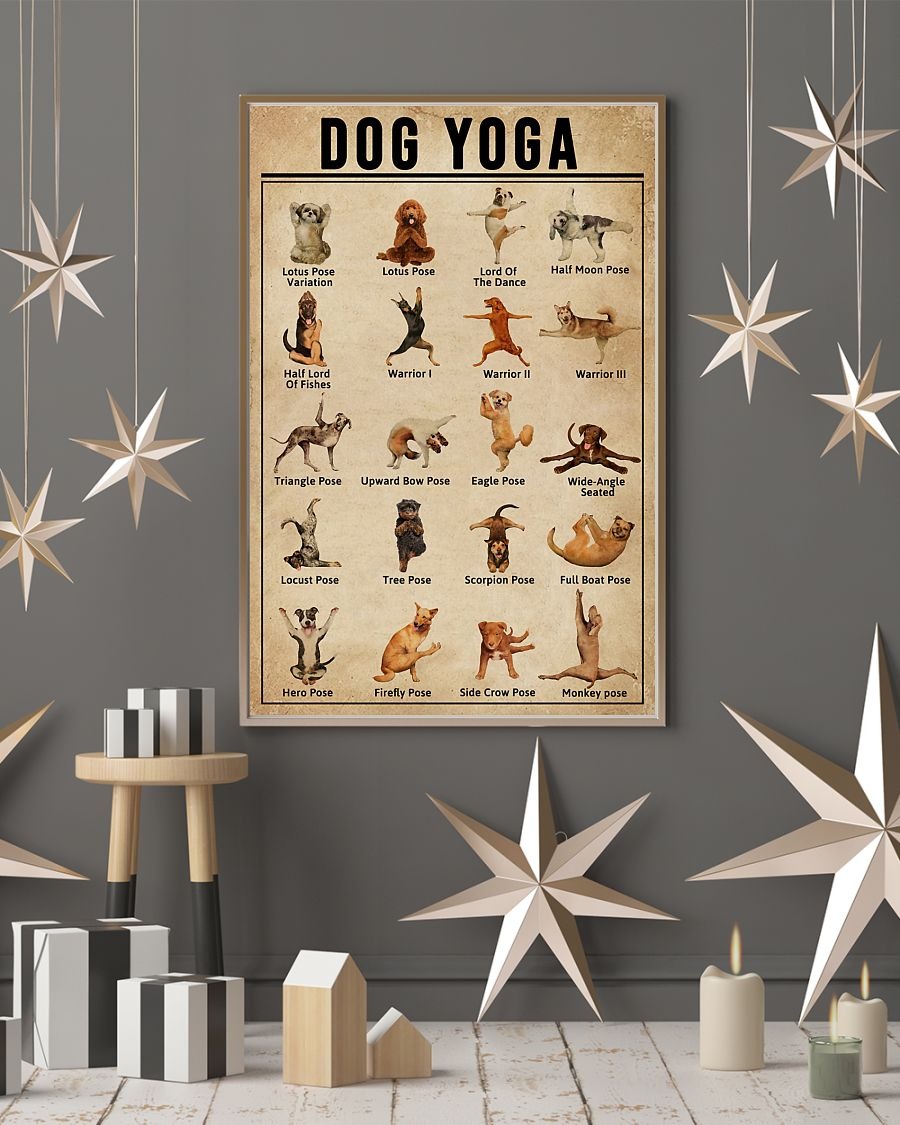 Dog Yoga poster 8
