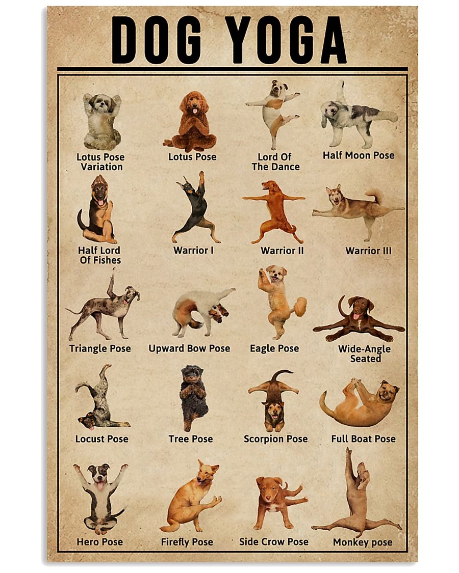 Dog Yoga poster 1