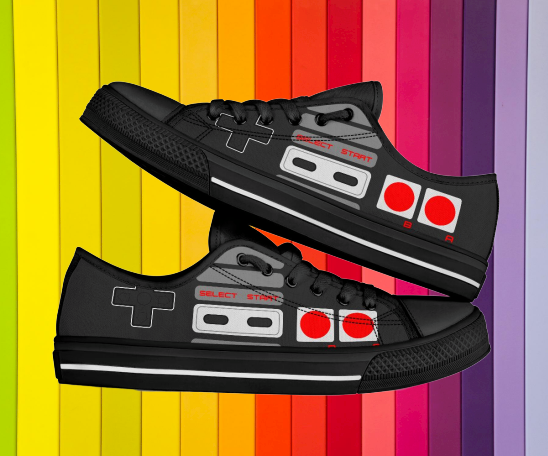 Game console low top shoes 2