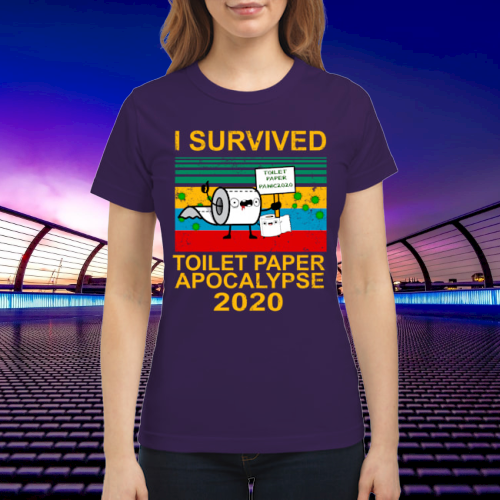I survived toilet paper apocalypse 2020 shirt 2