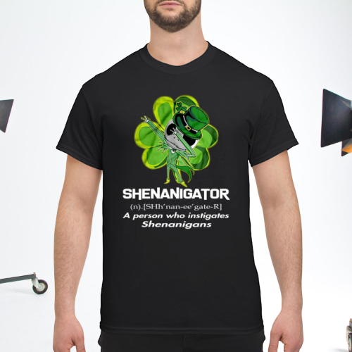 Jack Skellington Shenanigator a person who instigates shenanigans shirt 2