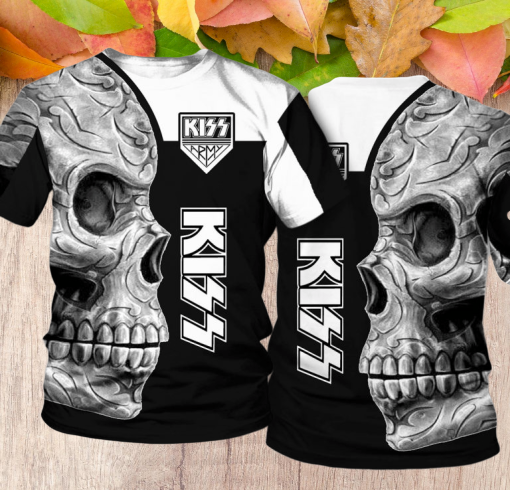 Kiss skull 3d hoodie 2