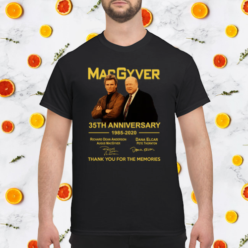 MacGyver 35th anniversary shirt 2