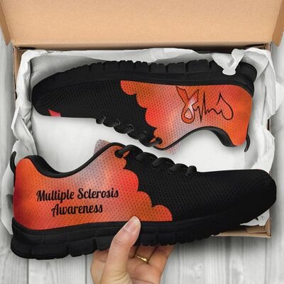 Multiple Sclerosis Awareness sneaker cool shoes