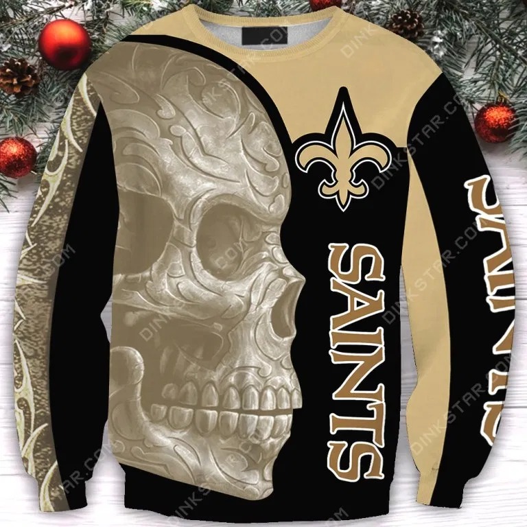 New Orleans Saints 3d over print hoodie 3