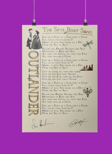 Outlander the skye boat song poster 4