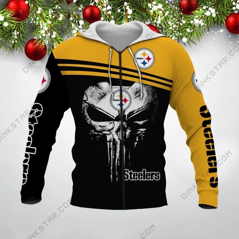 Pittsburgh Steelers 3d over print hoodie 4