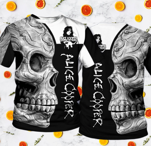 Skull Alice Cooper 3d hoodie 2