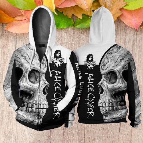 Skull Alice Cooper 3d hoodie 3