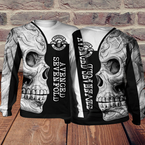 Skull Avenged Sevenfold 3d hoodie 4