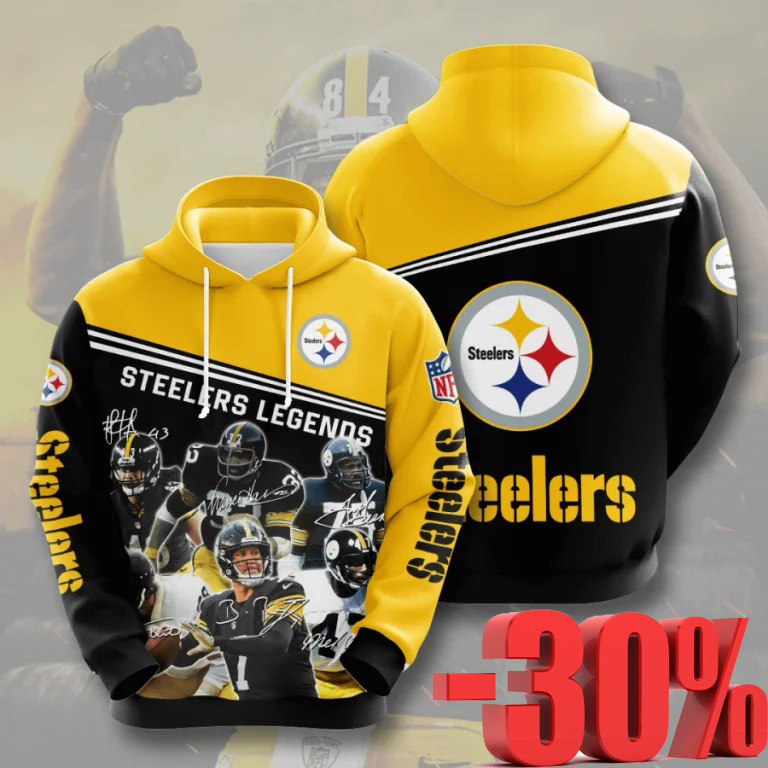 Steelers legends 3d hoodie 2