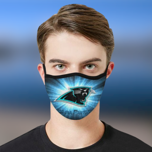 Carolina Panthers fabric face mask 4