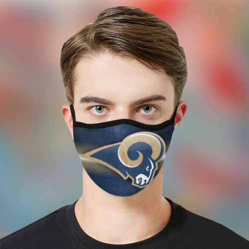 Los Angeles Rams fabric face mask 2