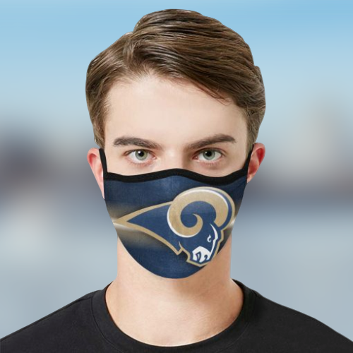 Los Angeles Rams fabric face mask 4