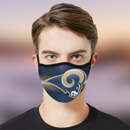 Los Angeles Rams fabric face mask 3