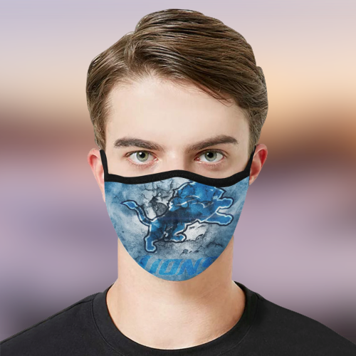 Detroit Lions fabric face mask 4