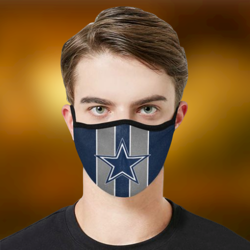 Dallas Cowboys cloth fabric face mask 2