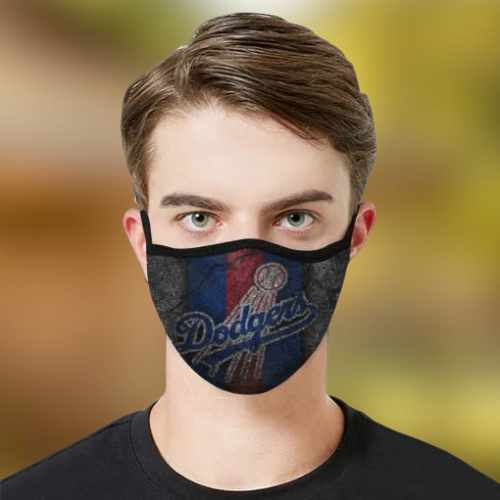 Los Angeles Dodgers cloth fabric face mask 2