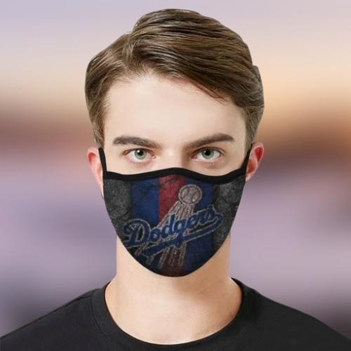 Los Angeles Dodgers cloth fabric face mask 4