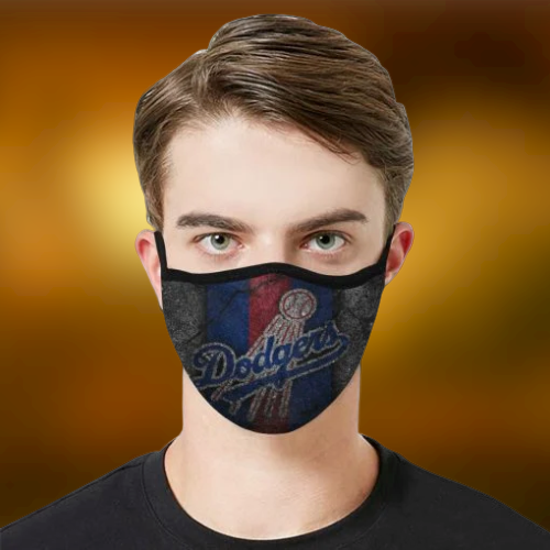 Los Angeles Dodgers cloth fabric face mask 3